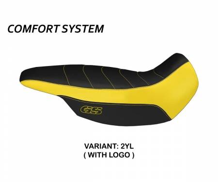 BR11GSAGC-2YL-3 Seat saddle cover Giarre Comfort System Yellow (YL) T.I. for BMW R 1150 GS ADVENTURE 2002 > 2006