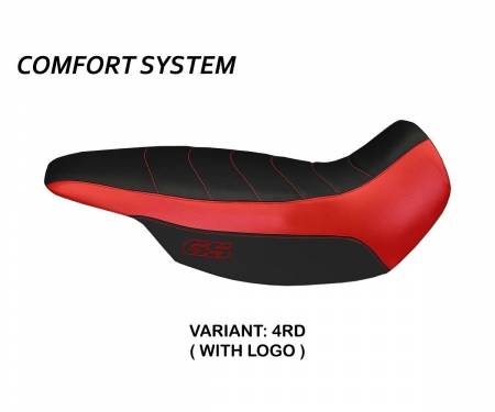 BR11GSAGC-4RD-3 Seat saddle cover Giarre Comfort System Red (RD) T.I. for BMW R 1150 GS ADVENTURE 2002 > 2006