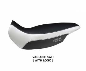Seat saddle cover Giarre White (WH) T.I. for BMW R 1150 GS ADVENTURE 2002 > 2006