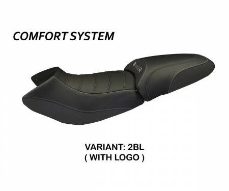 BR11RMC-2BL-3 Housse de selle Massimo Carbon Color Comfort System Noir (BL) T.I. pour BMW R 1150 R 2000 > 2007