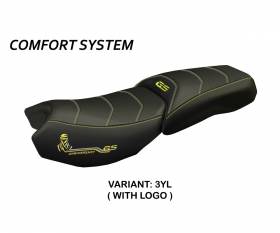 Seat saddle cover Damtia Comfort System Yellow (YL) T.I. for BMW R 1250 GS ADVENTURE 2019 > 2023