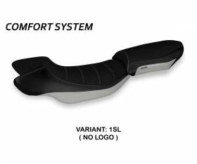 Seat saddle cover Policoro 1 Comfort System Silver (SL) T.I. for BMW R 1250 R 2019 > 2022