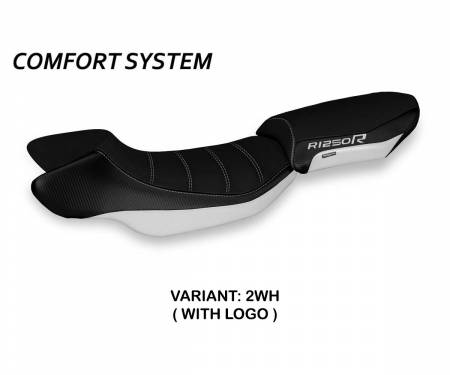 BR125RP1-2WH-3 Seat saddle cover Policoro 1 Comfort System White (WH) T.I. for BMW R 1250 R 2019 > 2022