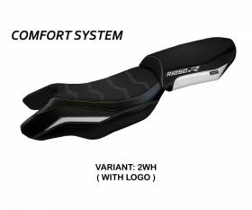 Seat saddle cover Puma Comfort System White (WH) T.I. for BMW R 1250 R 2019 > 2022