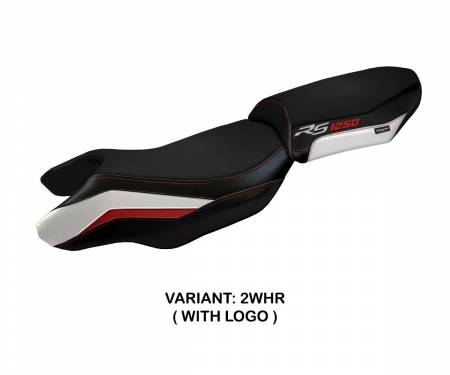 BR125RSB-2WHR-1 Seat saddle cover Blanco White - Red (WHR) T.I. for BMW R 1250 RS 2020 > 2022