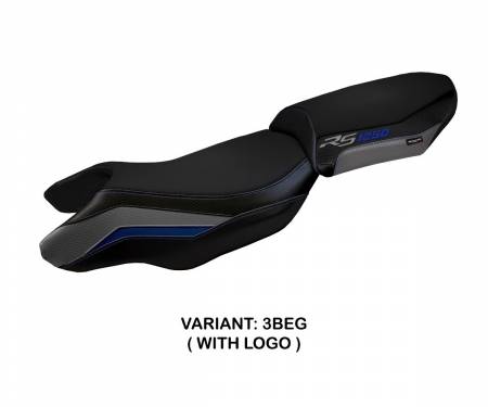 BR125RSB-3BEG-1 Seat saddle cover Blanco Blue - Gray (BEG) T.I. for BMW R 1250 RS 2020 > 2022