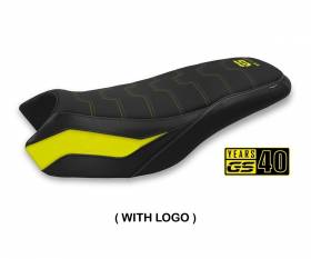 Seat saddle cover Affile Yellow (YL) T.I. for BMW R 1250 GS RALLYE 2017 > 2023