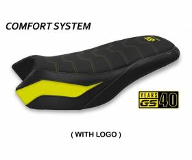Seat saddle cover Sa Dao Comfort System Yellow (YL) T.I. for BMW R 1200 GS 2017 > 2021