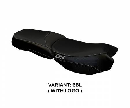 BR12GABC-6BL-3 Seat saddle cover Bologna Carbon Color Black (BL) T.I. for BMW R 1200 GS ADVENTURE 2013 > 2018