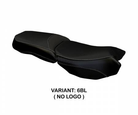 BR12GABC-6BL-4 Housse de selle Bologna Carbon Color Noir (BL) T.I. pour BMW R 1200 GS ADVENTURE 2013 > 2018