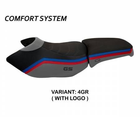 BR12GAI1C-4GR-3 Rivestimento sella Ionia 1 Comfort System Grigio (GR) T.I. per BMW R 1200 GS ADVENTURE 2006 > 2012
