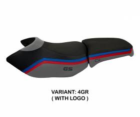 Seat saddle cover Ionia 1 Gray (GR) T.I. for BMW R 1200 GS ADVENTURE 2006 > 2012