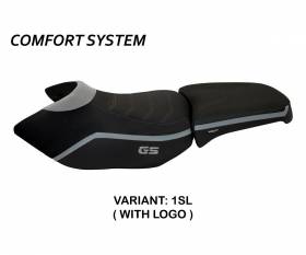 Seat saddle cover Ionia 4 Comfort System Silver (SL) T.I. for BMW R 1200 GS ADVENTURE 2006 > 2012