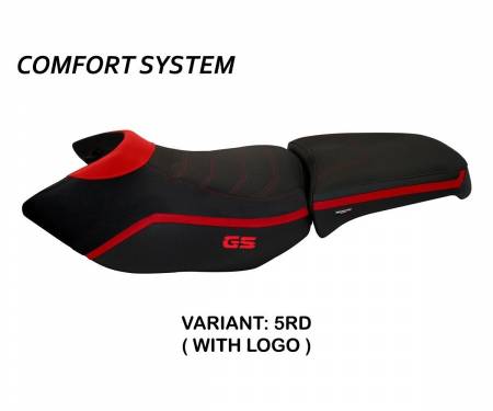 BR12GAI4C-5RD-3 Seat saddle cover Ionia 4 Comfort System Red (RD) T.I. for BMW R 1200 GS ADVENTURE 2006 > 2012
