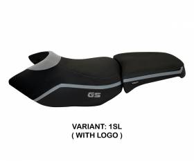 Seat saddle cover Ionia 4 Silver (SL) T.I. for BMW R 1200 GS ADVENTURE 2006 > 2012
