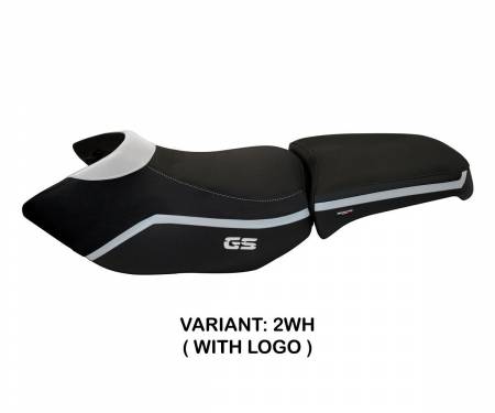 BR12GAI4-2WH-3 Seat saddle cover Ionia 4 White (WH) T.I. for BMW R 1200 GS ADVENTURE 2006 > 2012