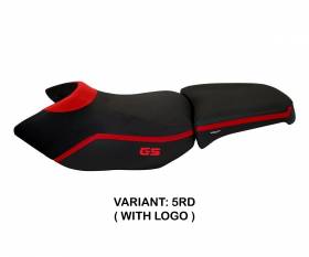 Seat saddle cover Ionia 4 Red (RD) T.I. for BMW R 1200 GS ADVENTURE 2006 > 2012