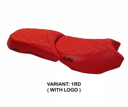 BR12GAI-1RD-3 Seat saddle cover Iconic Red (RD) T.I. for BMW R 1200 GS ADVENTURE 2013 > 2018