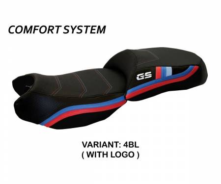 BR12GEC-4BL-3 Seat saddle cover Exclusive Anniversary Comfort System Black (BL) T.I. for BMW R 1200 GS 2013 > 2018