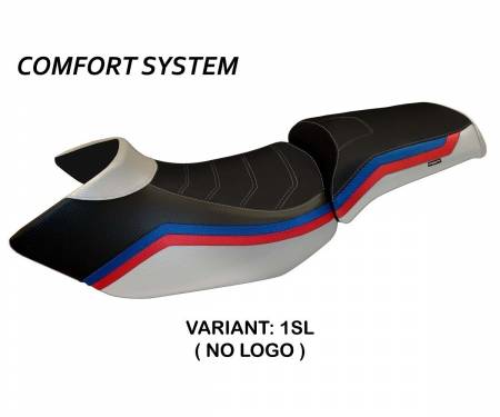 BR12GL1C-1SL-4 Rivestimento sella Lione 1 Comfort System Argento (SL) T.I. per BMW R 1200 GS 2005 > 2012