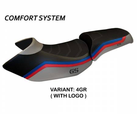 BR12GL1C-4GR-3 Housse de selle Lione 1 Comfort System Gris (GR) T.I. pour BMW R 1200 GS 2005 > 2012