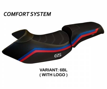 BR12GL1C-6BL-3 Rivestimento sella Lione 1 Comfort System Nero (BL) T.I. per BMW R 1200 GS 2005 > 2012
