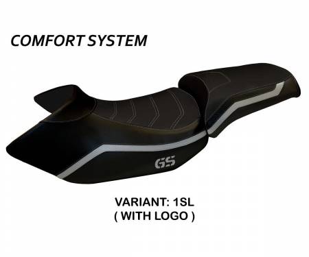 BR12GL4C-1SL-3 Seat saddle cover Lione 4 Comfort System Silver (SL) T.I. for BMW R 1200 GS 2005 > 2012