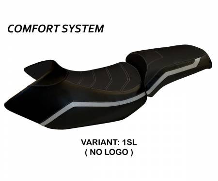 BR12GL4C-1SL-4 Rivestimento sella Lione 4 Comfort System Argento (SL) T.I. per BMW R 1200 GS 2005 > 2012