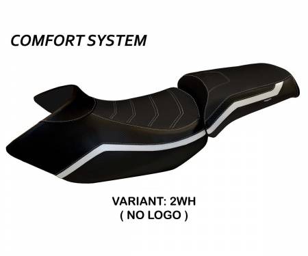 BR12GL4C-2WH-4 Rivestimento sella Lione 4 Comfort System Bianco (WH) T.I. per BMW R 1200 GS 2005 > 2012