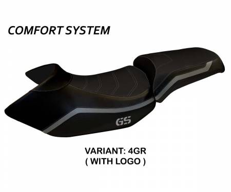 BR12GL4C-4GR-3 Housse de selle Lione 4 Comfort System Gris (GR) T.I. pour BMW R 1200 GS 2005 > 2012