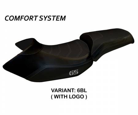 BR12GL4C-6BL-3 Funda Asiento Lione 4 Comfort System Negro (BL) T.I. para BMW R 1200 GS 2005 > 2012