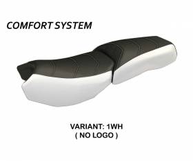 Seat saddle cover Original Carbon Color Comfort System White (WH) T.I. for BMW R 1200 GS ADVENTURE 2013 > 2018