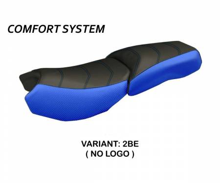 BR12GLAOCCC-2BE-4 Housse de selle Original Carbon Color Comfort System Bleu (BE) T.I. pour BMW R 1200 GS ADVENTURE 2013 > 2018