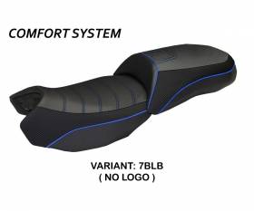 Rivestimento sella Ortigia Bord 2 Comfort System Nero - Blu (BLB) T.I. per BMW R 1200 GS 2013 > 2018