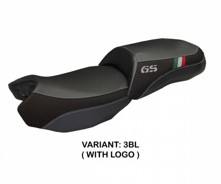 BR12GLOT-3BL-3 Seat saddle cover Ortigia Trico Black (BL) T.I. for BMW R 1200 GS 2013 > 2018