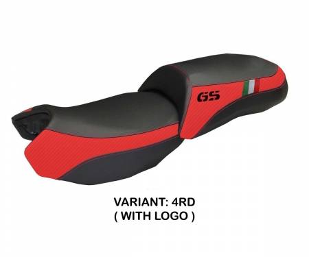 BR12GLOT-4RD-3 Seat saddle cover Ortigia Trico Red (RD) T.I. for BMW R 1200 GS 2013 > 2018