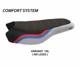 Seat saddle cover Bonn 2 Comfort System Silver (SL) T.I. for BMW R 1250 GS RALLYE 2017 > 2023