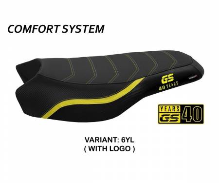 BR12GRB2C-6YL-3 Seat saddle cover Bonn 2 Comfort System Yellow (YL) T.I. for BMW R 1250 GS RALLYE 2017 > 2023