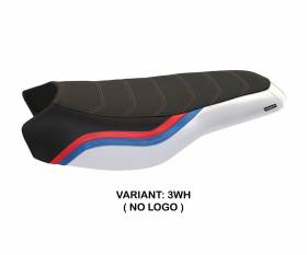 Seat saddle cover Bonn 2 White (WH) T.I. for BMW R 1200 GS 2017 > 2021