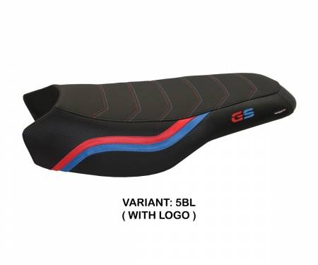 BR12GRB2-5BL-3 Seat saddle cover Bonn 2 Black (BL) T.I. for BMW R 1250 GS RALLYE 2017 > 2023
