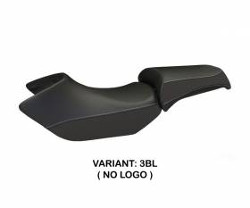 Seat saddle cover Siracusa Color Black (BL) T.I. for BMW R 1200 GS 2005 > 2012