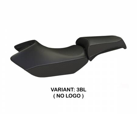 BR12GSC-3BL-4 Seat saddle cover Siracusa Color Black (BL) T.I. for BMW R 1200 GS 2005 > 2012