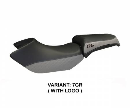 BR12GSC-7GR-3 Seat saddle cover Siracusa Color Gray (GR) T.I. for BMW R 1200 GS 2005 > 2012