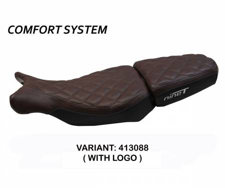 BR12NTB-413088-1 Seat saddle cover Batea Comfort System Brown (13088) T.I. for BMW R 1200 NINE T 2014 > 2020