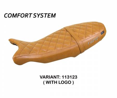 BR12NTSC-113123-1 Seat saddle cover Sivas comfort system   + logo T.I. for BMW R 1200 NINE T 2014 > 2023