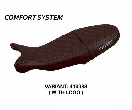 BR12NTSC-413088-1 Seat saddle cover Sivas comfort system   + logo T.I. for BMW R 1200 NINE T 2014 > 2023