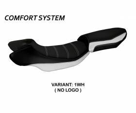 Seat saddle cover Aurelia Color Comfort System White (WH) T.I. for BMW R 1200 R 2015 > 2018