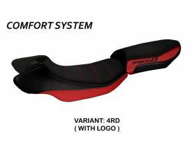 Seat saddle cover Aurelia Color Comfort System Red (RD) T.I. for BMW R 1200 R 2015 > 2018