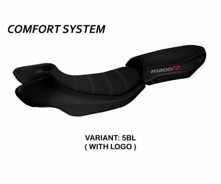 BR12RACC-5BL-3 Seat saddle cover Aurelia Color Comfort System Black (BL) T.I. for BMW R 1200 R 2015 > 2018