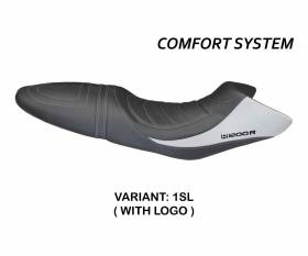 Seat saddle cover Bruno Comfort System Silver (SL) T.I. for BMW R 1200 R 2006 > 2014